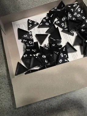 Pressman | Toys | Triominos Classic Triangular Domino Game Pressman ...
